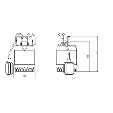 SFA sanibroyeur sanisub steel pompe vide cave dimensions