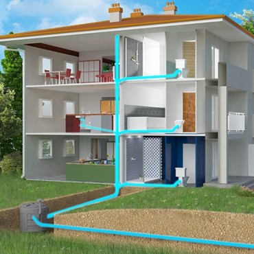 SFA sanibroyeur sanifos 610 ondergronds vuilwater opvoerstation