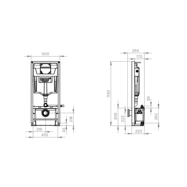 SFA sanibroyeur saniwall pro up broyeur bâti-support grohe dimensions