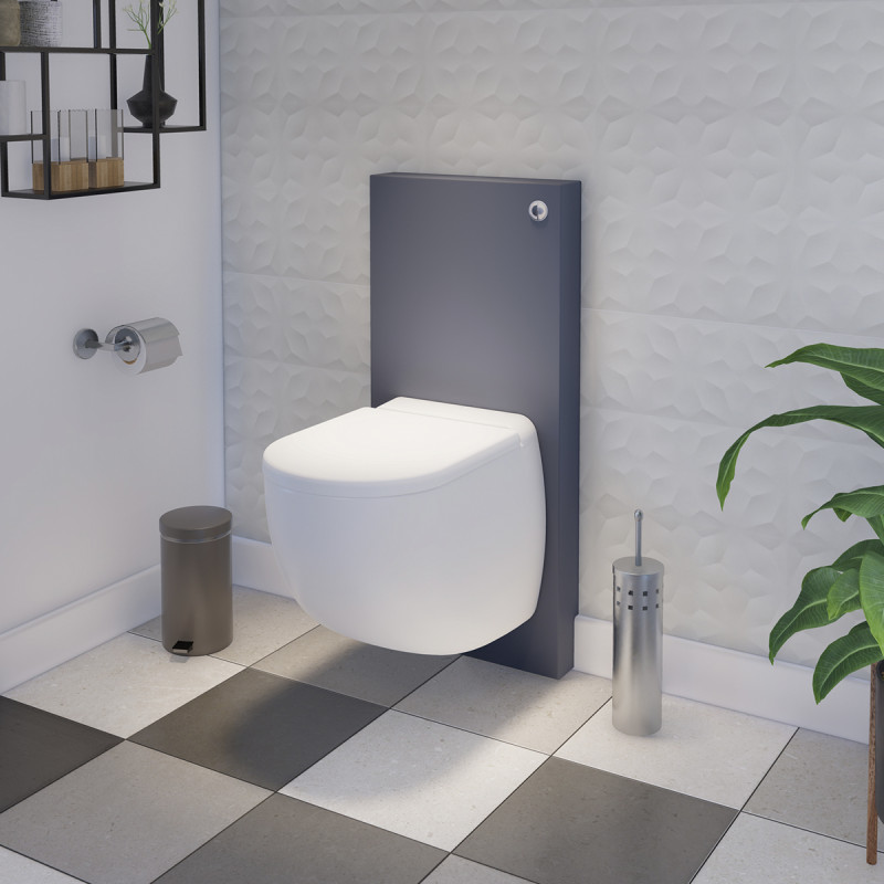 SFA Sanibroyeur Sanicompact Comfort Box toilet avec broyeur anthracite