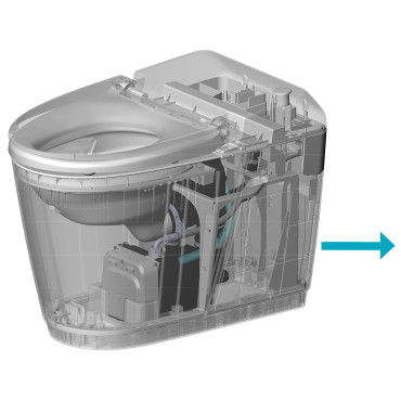 SFA sanibroyeur sanismart toilet avec broyeur