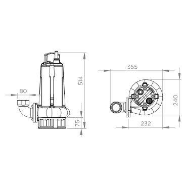 sanipump sld afmetingen